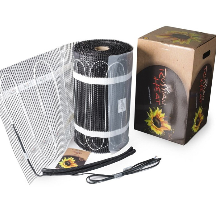 Нагревательный мини-мат двухжильный Russian Heat (1 кв.м.)