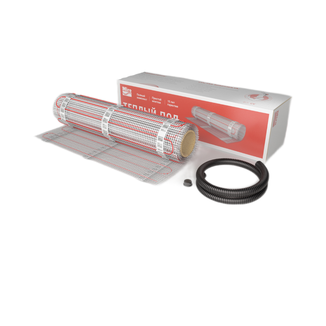 Нагревательный мат Miro 8,0 м2 - 1200 Вт (150 Вт/м2)